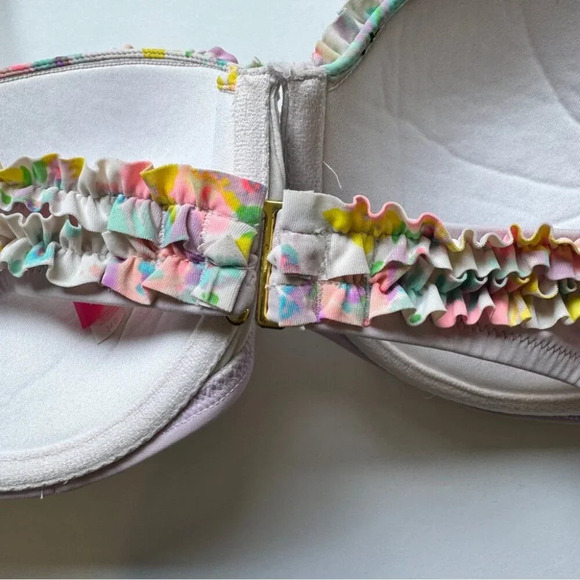 Bundle of 3 Bras Victoria's Secret Uplift Semi Demi VSX Sports Bra Swim Sz 34D - Picture 10 of 14